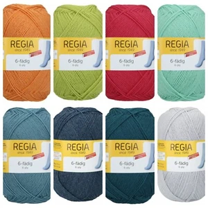 REGIA - Uni 6 hilos - Lana de calcetín - 150g - LL 375m - (7,60€/100g) - Imagen 1 de 18