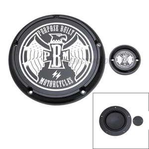 Tapa de distribución Derby temporizador embrague cubierta del motor apta para Electra Glide Road King 17-Up - Imagen 1 de 9