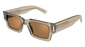 Saint Laurent SL 572 Yellow/Brown Flash (006) Sunglasses - Picture 1 of 1