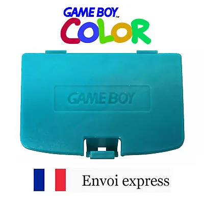 Cache Pile Bleu CYAN / Teal Game Boy Color Neuf [ Battery GAMEBOY Cover GBC ] • 3.95€