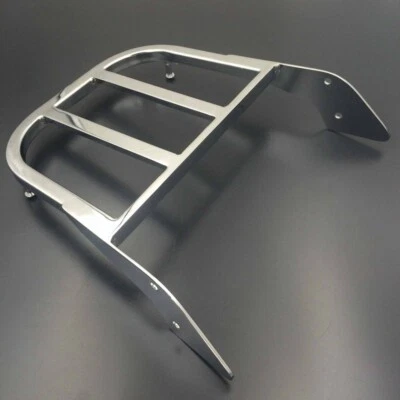 for Honda Shadow ACE 750/1100/VLX 600 Magna 750 Motorcycle Silver Luggage Rack - Image 1 of 4