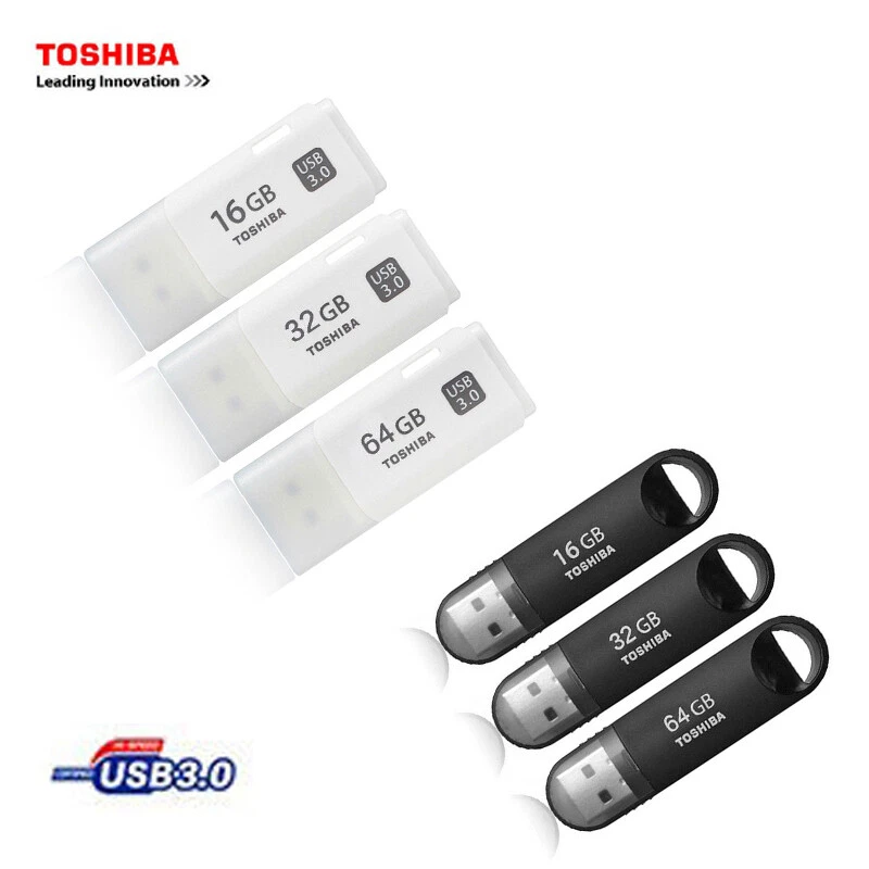 Toshiba Pen Thumb Stick UDisk 2GB-512GB USB 3.0 Flash Drive Memory 1-20PCS a Lot - Image 1 of 4