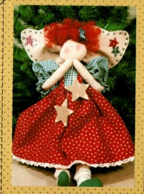 Wish Upon A Star Angel Doll Pattern Soft Sculpture Folksy Country - Image 1 of 3