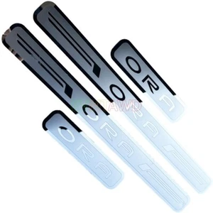 For GWM ORA Funky Cat 2024 Thin Chrome Car Door Sill Kick Plate Protector Cover - Picture 1 of 7