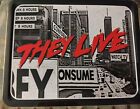 Factory Entertainment They Live Tin Tote 82775 metal lunchbox toy OBEY RARE USED