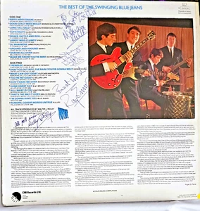 SWINGING BLUE JEANS The Best Of *** FULLY SIGNED X 4 *** UK LP EMI NUT 15 1978 - Bild 1 von 7