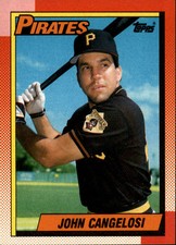1990 Topps Pittsburgh Pirates Baseball Card #29 John Cangelosi