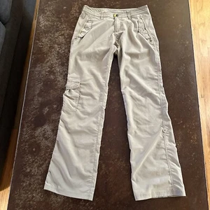 Patagonia Women’s Pants Size 4 Low Rise Nylon/Polyester Tan NICE! - Picture 1 of 13