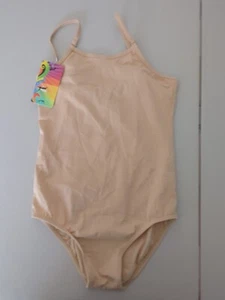 GIRLS CAMISOLE BALLET DANCE GYMNASTICS LEOTARD BODYSUIT ADJUSTABLE STRAPS... - Picture 1 of 2