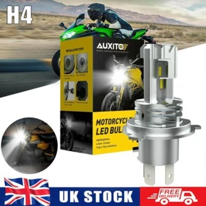 H4 9003 LED Motorcycle Headlight High/Low Beam 6000K Super Bright White Bulb - Picture 1 of 9