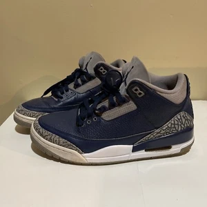 Size 9 - Jordan 3 Retro Georgetown B15 - Picture 1 of 7