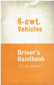 MORRIS MINOR 1000 6-cwt VAN PICK-UP ORIGINAL 1967 OWNERS INSTRUCTION HANDBOOK - Picture 1 of 1