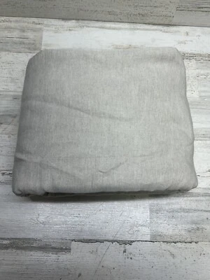 Hotel Collection Linen Blend Full / Queen Duvet Cover Natural New W/defect - Image 1 of 4