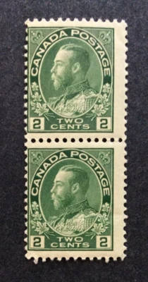 BroadviewStamps Canada #107 MNH F pair.  CV$90+ - Image 1 of 2