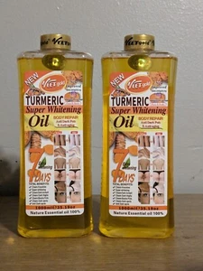 ORIGINAL Veet Gold Turmeric Super Whitening Body Corrector Oil 1000ml 2pcs - Picture 1 of 9