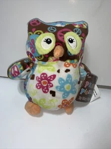 Mary Meyer Olio Owl Stuffed Animal in Print Pizzazz - Picture 1 of 3