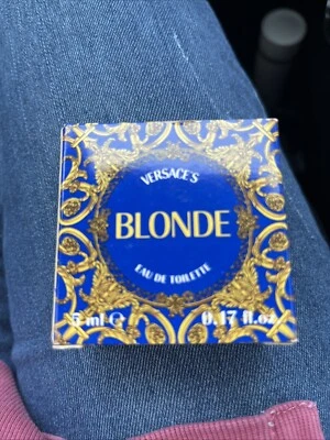 Versace's Blonde Mini Eau De Toilette - 0,17 fl. oz (NUEVO EN CAJA) Foto 1 de 2