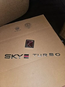 2007-2009 Saturn Sky Redline Turbo Rear Bumper Emblem Letters OEM - Bild 1 von 1