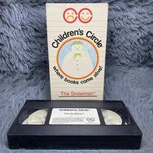 Children’s Circle: The Snowman VHS Tape 1989 Where Books Come Alive Show Rare - Picture 1 of 8