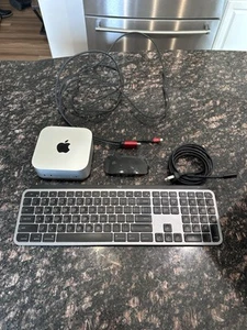 2024 Apple Mac mini M4 Chip 16GB RAM 256GB SSD Silver - Photo 1/2