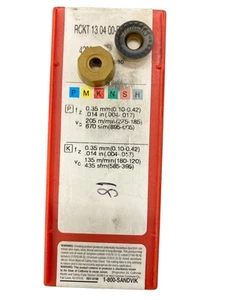 2 Stk. Sandvik RCKT 13 04 00-PH Grade: 4230 Hartmetalleinsätze - Bild 1 von 1