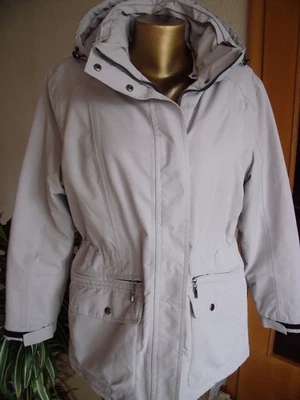 QVC, Centigrade aktive, Winterjacke, Kapuze abnehmbar , jacke Gr. 44, hellgrau - Bild 1 von 4