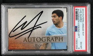 2013 Futera World Football Auto unica /55 Luis Suarez PSA 6 Auto - Foto 1 di 3