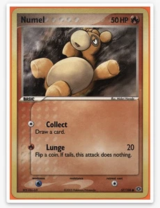 JCC Pokémon Número EX Esmeralda 57/106 Regular Común ETIQUETA 8.5 57/106 - Imagen 1 de 3