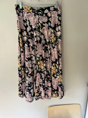 Falda floral Chaps para mujer talla M Foto 1 de 3