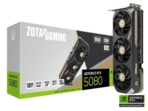 ZOTAC ZT-B50800J2-10P GeForce RTX 5080 SOLID CORE OC 16GB GDDR7 Video Card - Picture 1 of 6