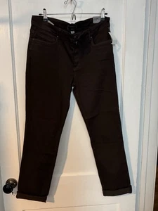 Kut From The Kloth Catherine Boyfriend braune Damenjeans Baumwolle Stretch 12 neu mit Etikett - Bild 1 von 10