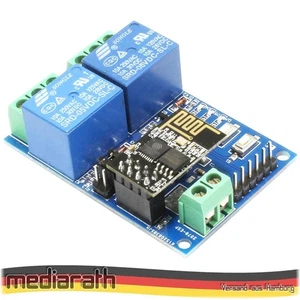 LC Technology 5V 2 Kanal Relais 2 Channel Relay ESP8266 WIFI - Tasmota 15 NEU - Bild 1 von 9