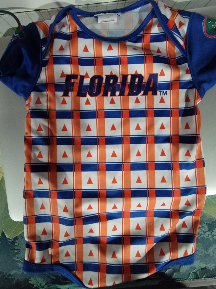 Body Viva LA Fete Florida Nuevo Fan Unisex Bebé Talla 12mo Una Pieza Foto 1 de 2