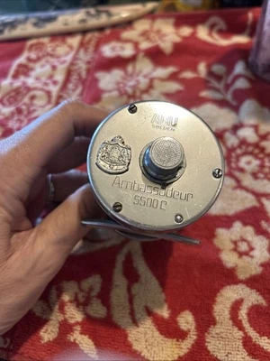 Carrete de baitcasting Abu Garcia Ambassador 5500C vintage Suecia # 760102 Foto 1 de 4