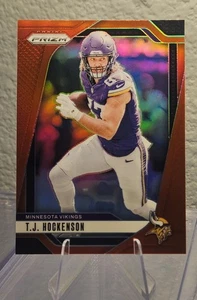 2024 Panini Prizm T.J. Hockenson Retail Red Prizm SSP #188 Rare Vikings - Picture 1 of 2