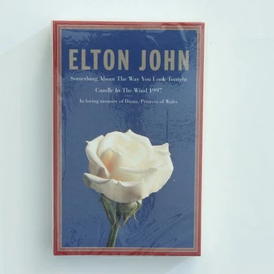 Elton John Something About The Way You Look Tonight Cassette 1997 Rocket SEALED - Image 1 of 4