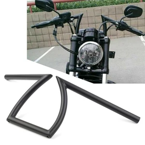 7/8" Motorlenker Z Bar Drag Bars für Harley Honda Yamaha Suzuki - Picture 1 of 9