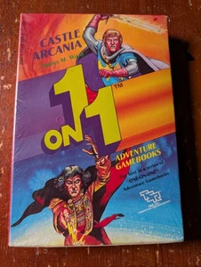TSR Castle Arcania 1on1 Adventure Gamebooks 2 Book Set by James M. Ward Sealed  - Bild 1 von 4