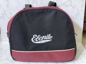 VTG Ebonite Single Bowling Ball Bag Red & Black - Picture 1 of 14