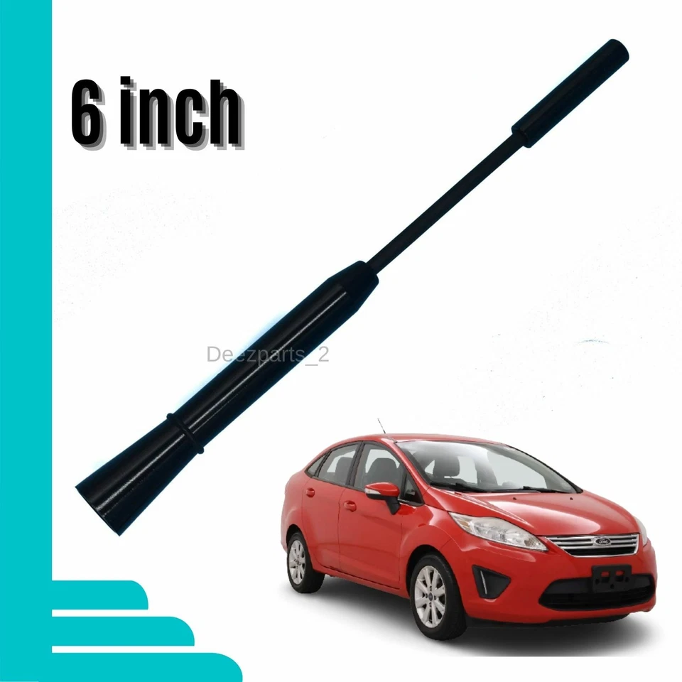 6" Antenna Black for Ford Fiesta 2011-2017 - Image 1 of 4