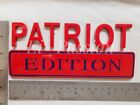Patriot Edition Red Blue Universal Fit Car Truck Logo Custom Emblem Trunk Side