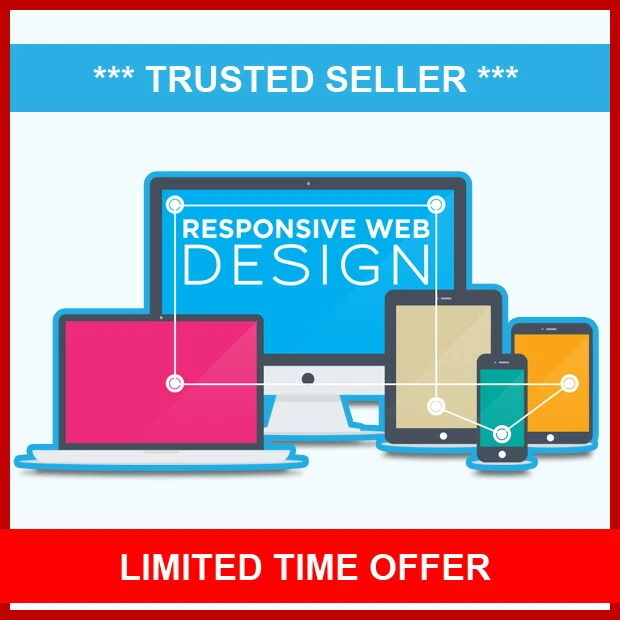 WEBSITE DESIGN SERVICE - DOMAIN & HOSTING INCLUDED - MOBILE FRIENDLY - Image 1 of 1