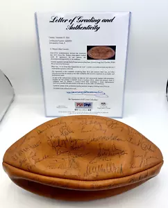 1970 Green Bay Packers PAS/DNA COA Team Signed Football w/49 Signatures - Picture 1 of 12