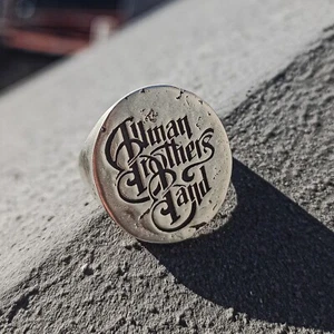Allman Brothers 925 Sterling Silver Ring -Southern rock - Ring -Music Ring - - Picture 1 of 7