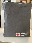 American Red Cross Bawełniana torba na zakupy z recyklingu 11x13x6" Worldsource Flecked Gray