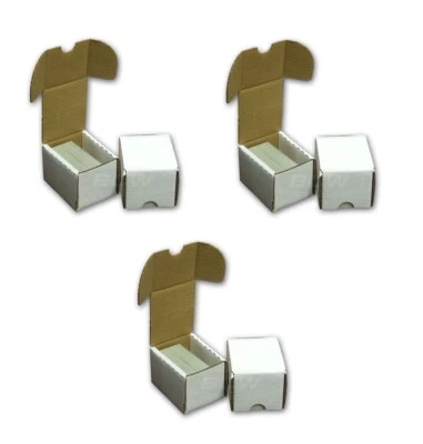 3x BCW 100 Count Card Storage Box For Pokemon Yugioh Keyforge Magic Sports Cards - Image 1 of 2