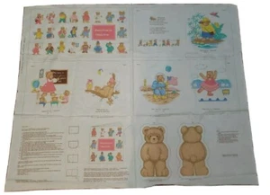 Cranston Stoff Teddybären Wenn ich groß bin, will ich sein Kissen Buch 2 Nähen Kinder - Bild 1 von 4