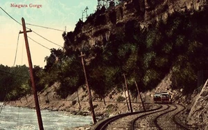 Niagara Gorge UDB Postcard - Trolley - Picture 1 of 2