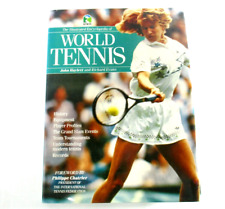 World Tennis The Illustrated Encyclopedia by John Haylett Richard Evans 1989 HC
