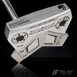 SCOTTY CAMERON 2024 Phantom 11.5 Sideface Skull M Silver & Black Left Hand - Picture 1 of 11